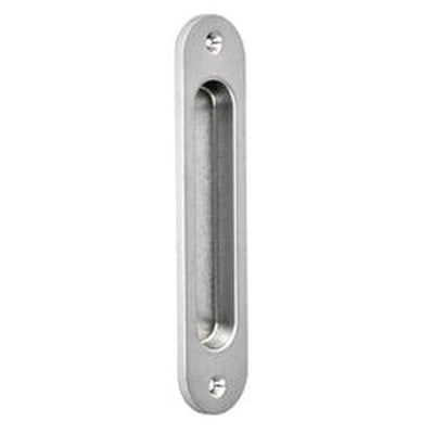 Nidus Flush Pull Radius Contemporary Satin Chrome - Sydney Home Centre