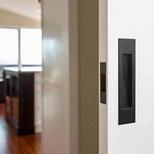 Nidus Mardeco Cavity Sliding Door Passage Set With End Pull Matte Black - Sydney Home Centre