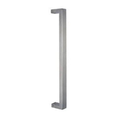 Nidus Entrance Door Pull Handles 30x15x400mm Back To Back Pair Matte Black - Sydney Home Centre