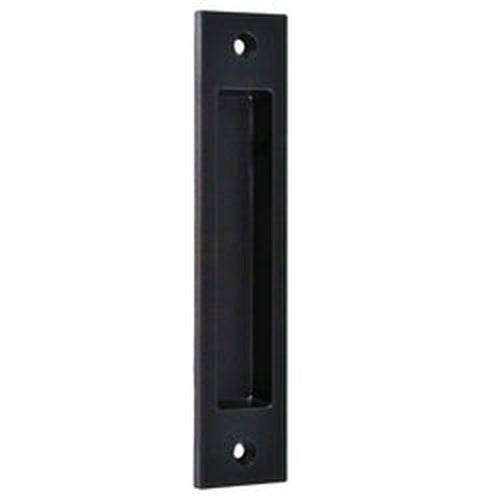 Nidus Flush Pull Contemporary Rectangular Matte Black - Sydney Home Centre