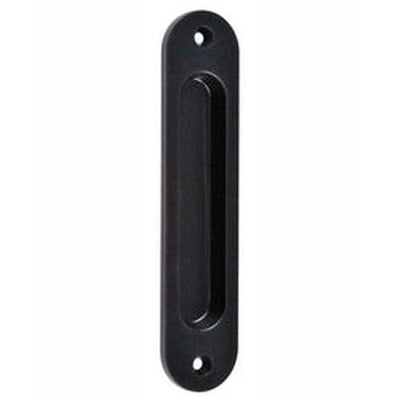 Nidus Flush Pull Radius Contemporary Matte Black - Sydney Home Centre