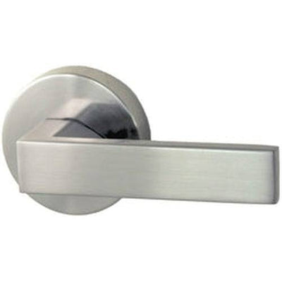 Nidus Lonsdale Round Lever Passage Set Brushed Nickel (Visual Pack) - Sydney Home Centre