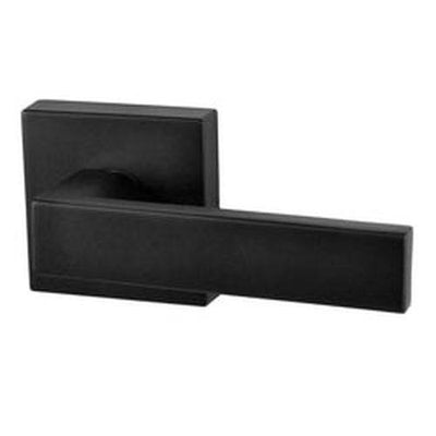 Nidus Lonsdale Square Lever Passage Set Matte Black (Visual Pack) - Sydney Home Centre