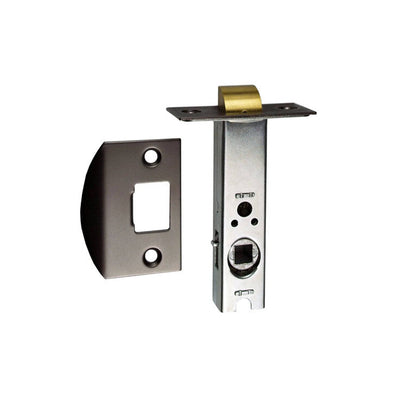 Nidus Tubular Latch Double Sprung & Soft Loading (60mm Backset) Gunmetal Grey - Sydney Home Centre