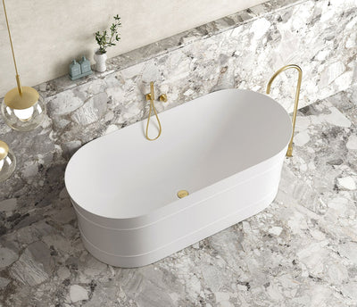 Otti Attica Bondi 1500 Matte White Bath - Sydney Home Centre