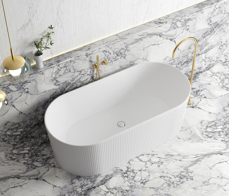 Otti Attica Noosa 1500 Matte White Bath - Sydney Home Centre