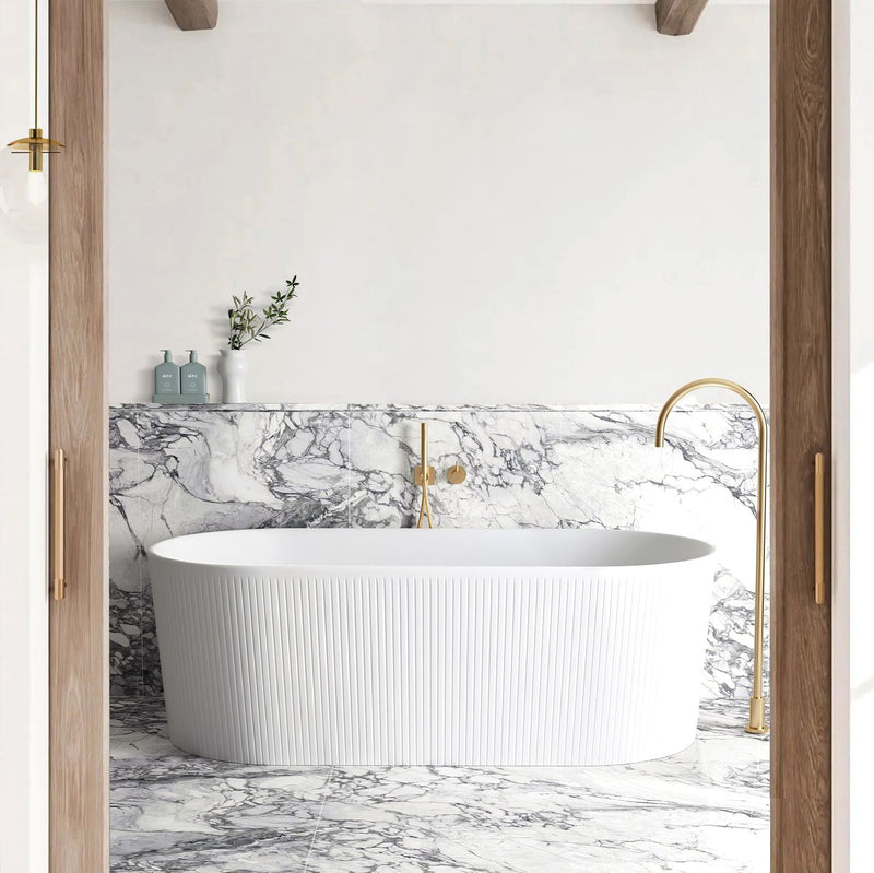 Otti Attica Noosa 1500 Matte White Bath - Sydney Home Centre