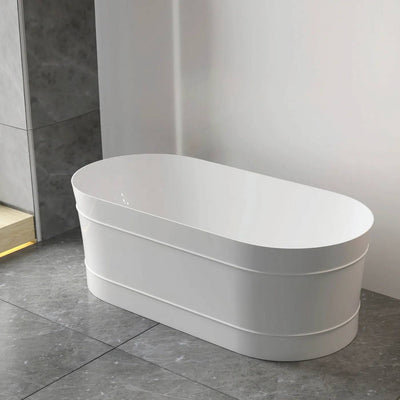 Otti Bondi 1500mm Gloss White Bath - Sydney Home Centre