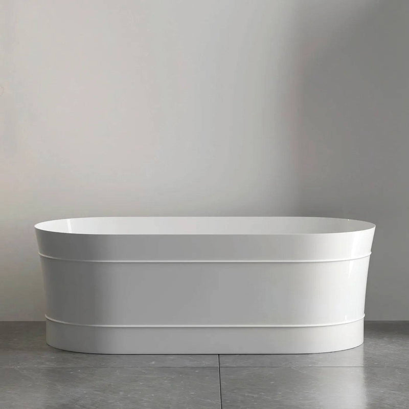 Otti Bondi 1700mm Gloss White Bath - Sydney Home Centre