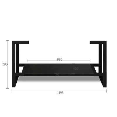 Otti Marlo 1200mm Vanity Legs With Matte Black Shelf - Sydney Home Centre