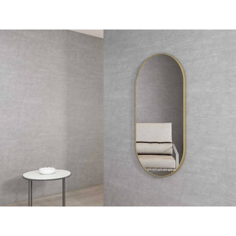 Otti Noosa 1200mm x 600mm Framed Mirror Brushed Gold - Sydney Home Centre