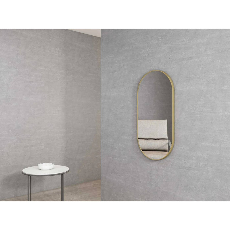 Otti Noosa 900mm x 450mm Framed Mirror Brushed Gold - Sydney Home Centre
