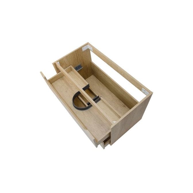Otti Byron 1200mm Wall Hung Vanity Natural Oak (Cabinet Only)
