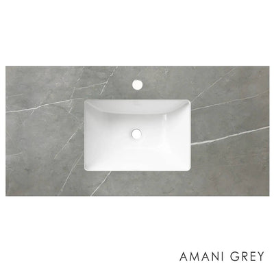 Otti Hampton Mark II 900mm Wall Hung Vanity Matte Black (Undermount Stone Top) - Sydney Home Centre