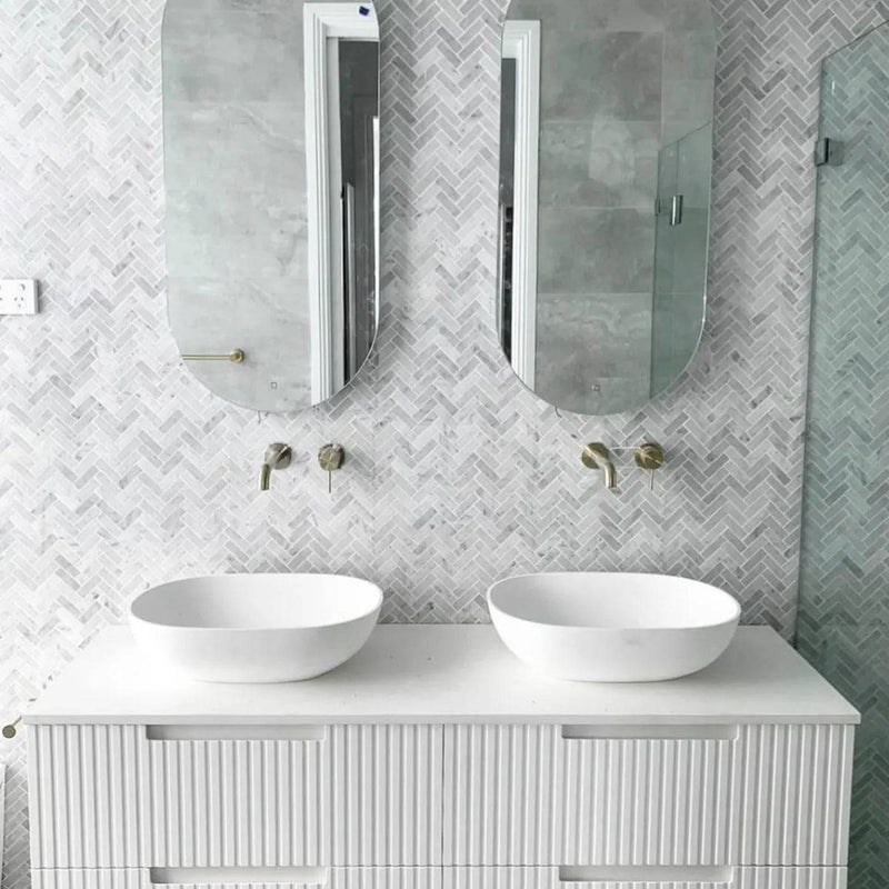 Otti Noosa 1500mm Wall Hung Vanity Matte White (Cabinet Only) - Sydney Home Centre