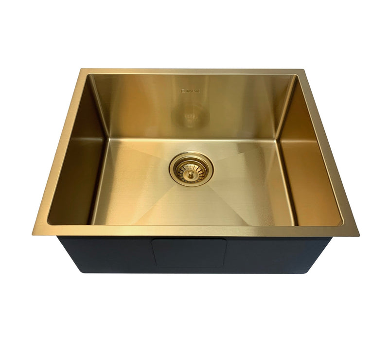 Otti Axon Sink 52S 520x440x220 Argent Gold - Sydney Home Centre