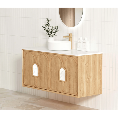 Otti Laguna 1200mm Vanity Natural American Oak (Cabinet Only) - Sydney Home Centre