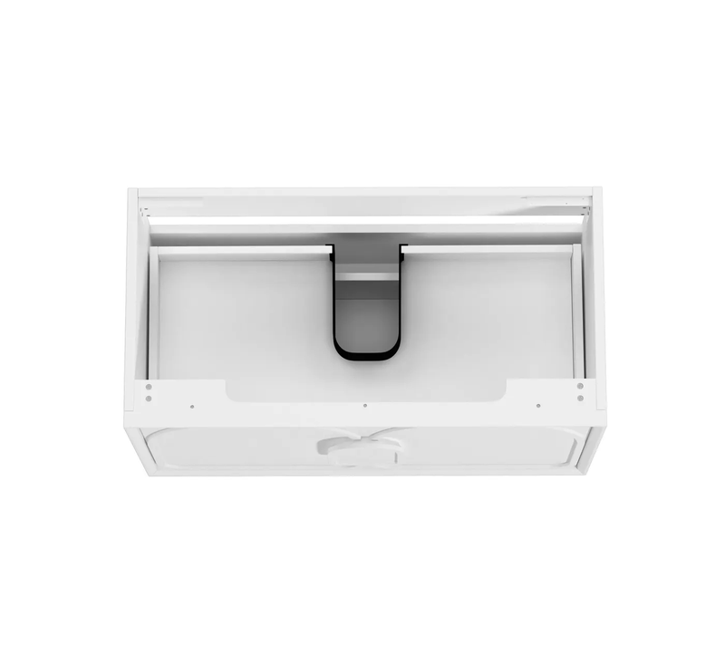 Otti Laguna 900mm Vanity Satin White (Cabinet Only) - Sydney Home Centre