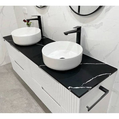 Otti Noosa 1500mm Wall Hung Vanity Matte White (Ultra Deluxe Stone Top) - Sydney Home Centre