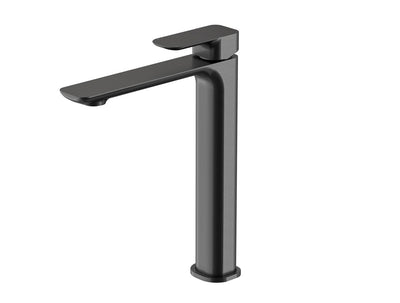 Otti Oskar Tall Basin Mixer Gun Metal - Sydney Home Centre