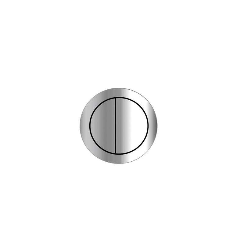 Otti Round Toilet Flush Button Chrome - Sydney Home Centre