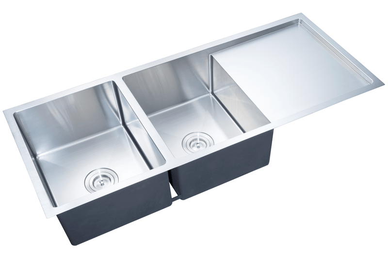 Otti Zue Sink 116D 1160x460x220 Stainless Steel - Sydney Home Centre