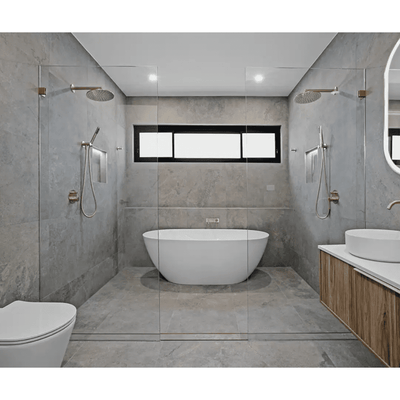 Poseidon Olivia Free Standing 1700mm No Overflow Bathtub Matte White - Sydney Home Centre