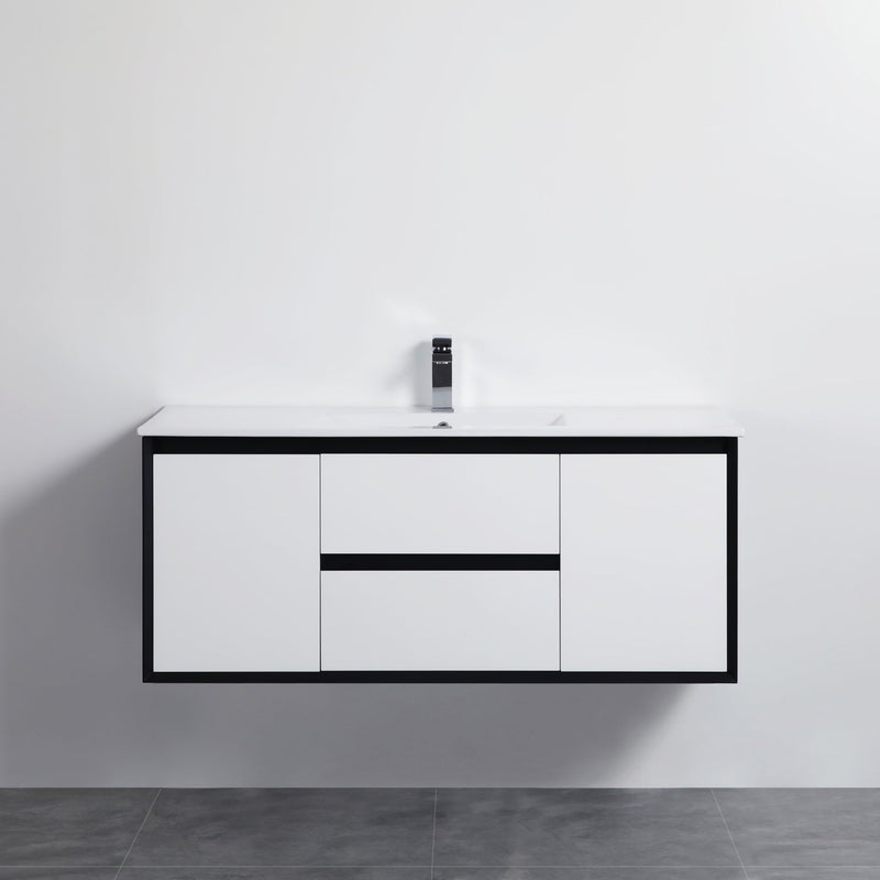 Poseidon Petra 1200mm Wall Hung Vanity (Ceramic Top) - Sydney Home Centre