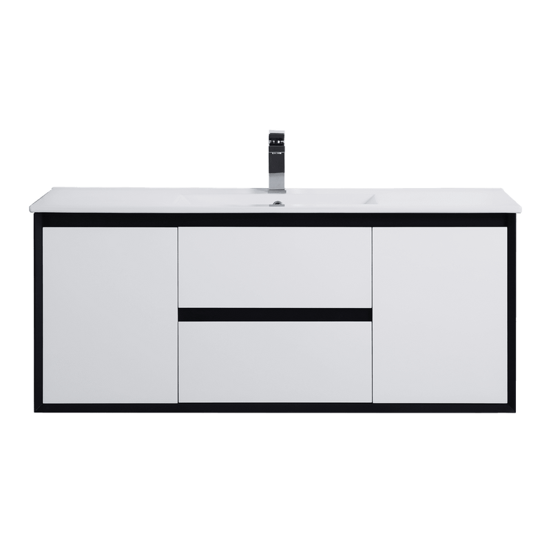 Poseidon Petra 1200mm Wall Hung Vanity (Ceramic Top) - Sydney Home Centre