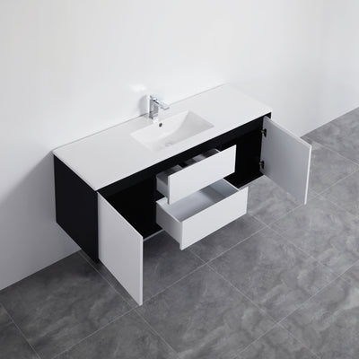 Poseidon Petra 1500mm Wall Hung Vanity (Ceramic Top) - Sydney Home Centre