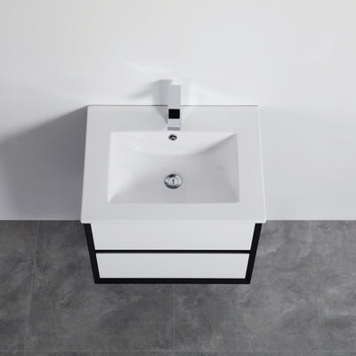 Poseidon Petra 750mm Wall Hung Vanity (Ceramic Top) - Sydney Home Centre