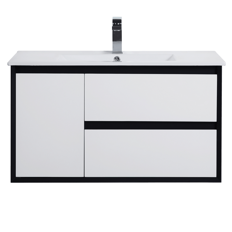 Poseidon Petra 900mm Right Drawer Wall Hung Vanity (Cabinet Only) - Sydney Home Centre