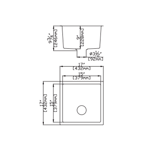 Poseidon Quartz Top / Under Mount 432mm Single Bowl Kitchen Sink Matte White - Sydney Home Centre