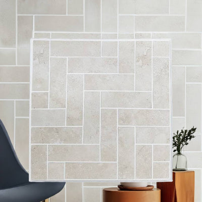 Precious Bianco Herringbone 260x315 Matte - Sydney Home Centre