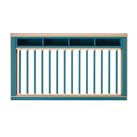 Higold B Series Pull Out Trouser And Belt Rack (Holds 14 Pairs) Fits 900mm Cabinet Tiffany Teal With Copper
