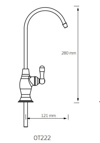 Puretec Elegant Gooseneck Tap Chrome - Sydney Home Centre