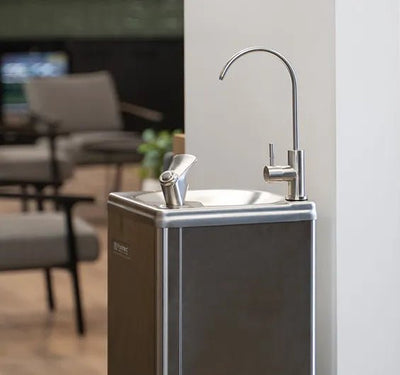 Puretec Freestanding Fountain Dispenser Incl. Bubbler and Carafe Filler, Internal Z1 Filter, 12Lph - Sydney Home Centre