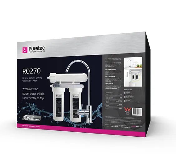 Puretec Reverse Osmosis System, 270 litres/day - Sydney Home Centre