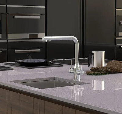 Puretec TRIPLA Elite 3 - in - 1 Straight Mixer Tap Chrome - Sydney Home Centre