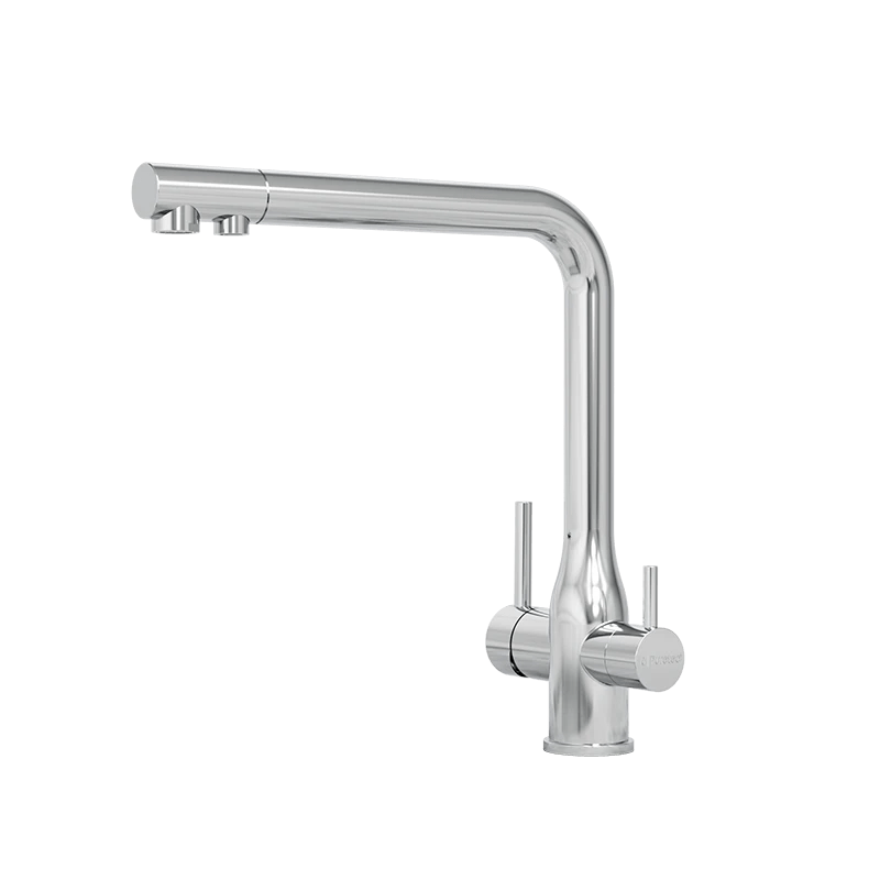 Puretec TRIPLA Elite 3 - in - 1 Straight Mixer Tap Chrome - Sydney Home Centre