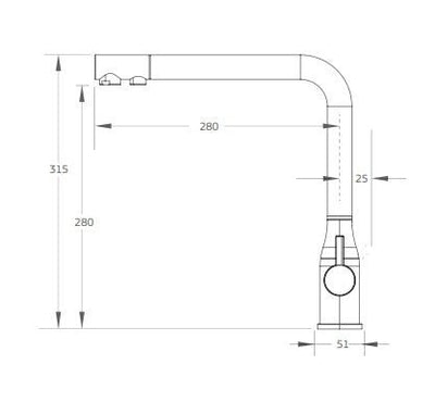 Puretec TRIPLA Elite 3 - in - 1 Straight Mixer Tap Chrome - Sydney Home Centre