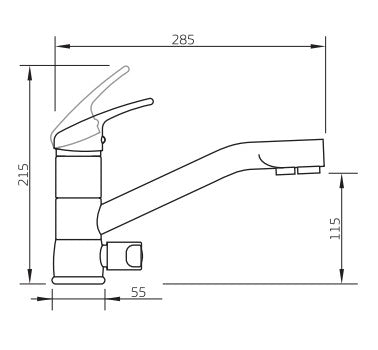 Puretec Tripla T2 Triple Action Mixer Tap Chrome - Sydney Home Centre