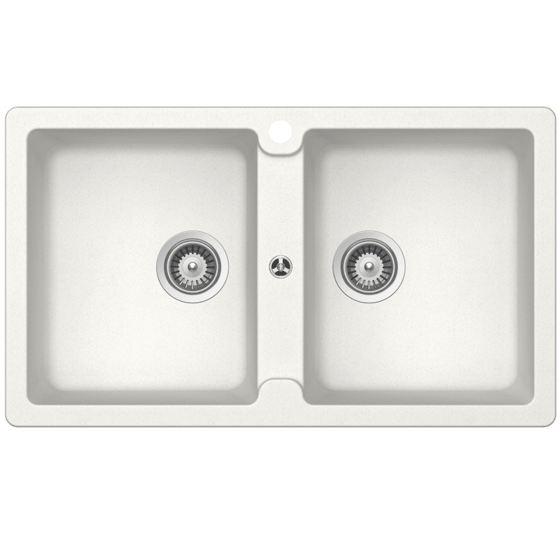 Schock Typos Double Bowl Sink 1TH Alpina - Sydney Home Centre