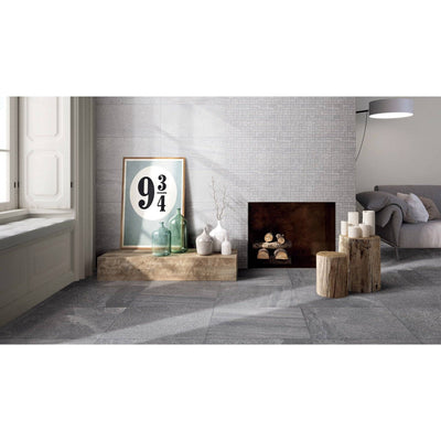 Shell Dark Grey 600x600 Lapatto - Sydney Home Centre