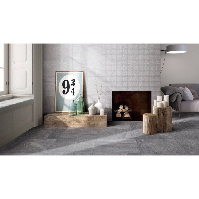 Shell Dark Grey 600x600 Lapatto - Sydney Home Centre