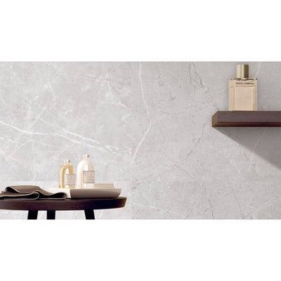 Stone Porcelain White 600x600 Polished - Sydney Home Centre