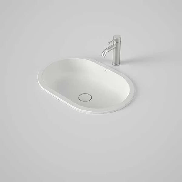 Caroma Liano II 580mm Pill Under/Over Counter Basin White - Sydney Home Centre