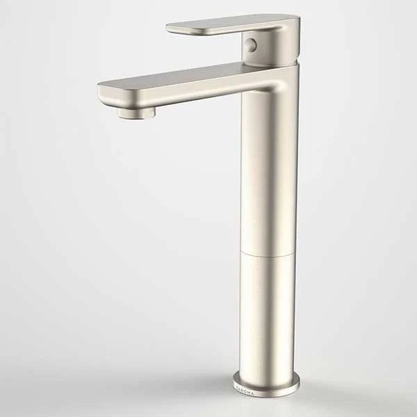 Caroma Luna Tower Basin Mixer Lead Free - Brushed Nickel - Sydney Home Centre