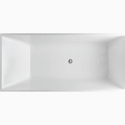 Poseidon Theo Back To Wall 1000mm Bathtub Non Overflow - Sydney Home Centre