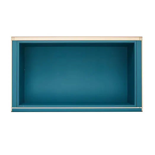 Higold B Series Deep Pull Out Wardrobe Basket Fits 900mm Cabinet Tiffany Teal With Copper